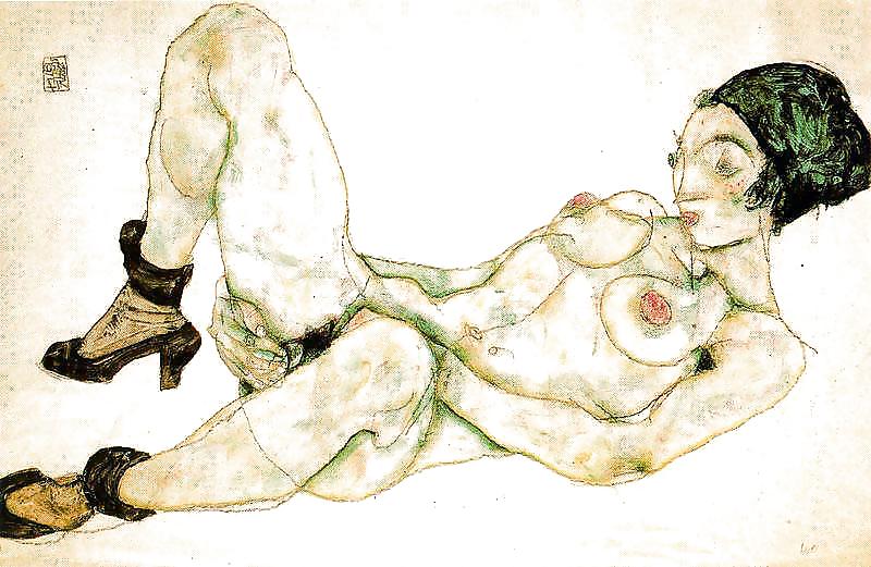 Egon Schiele - Art érotique #13218704