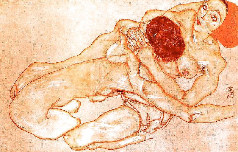 Egon Schiele - Art érotique #13218712