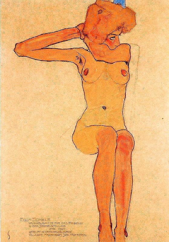Egon Schiele - Art érotique #13218734