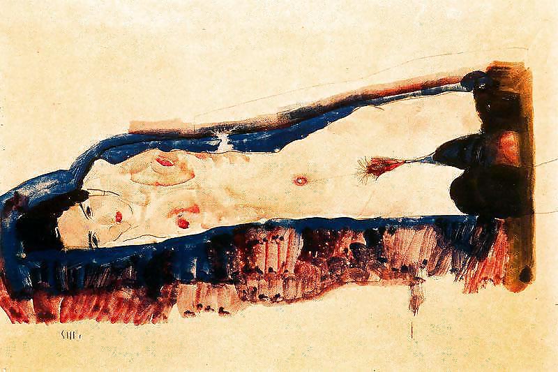 Egon Schiele - Art érotique #13218745