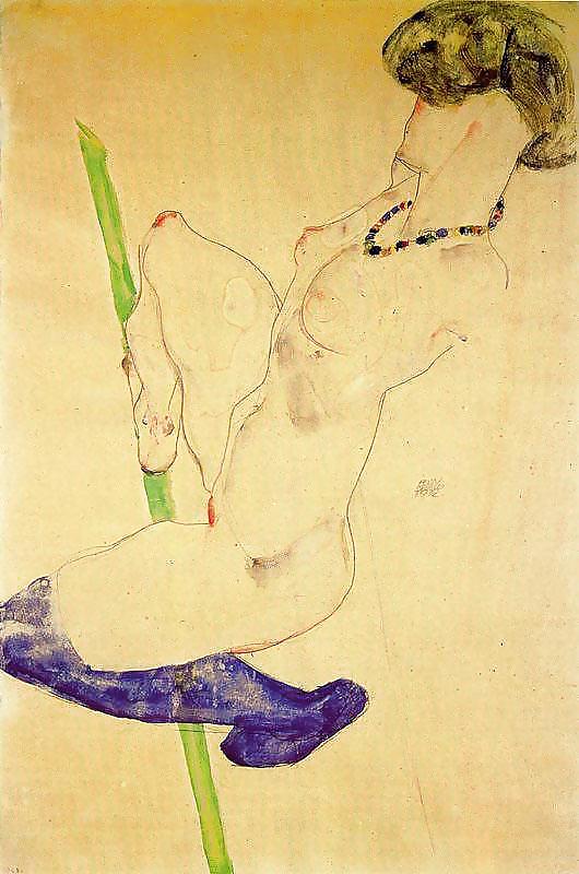 EGON SCHIELE - EROTIC ART #13218755