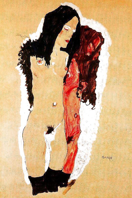 Egon Schiele - Art érotique #13218774