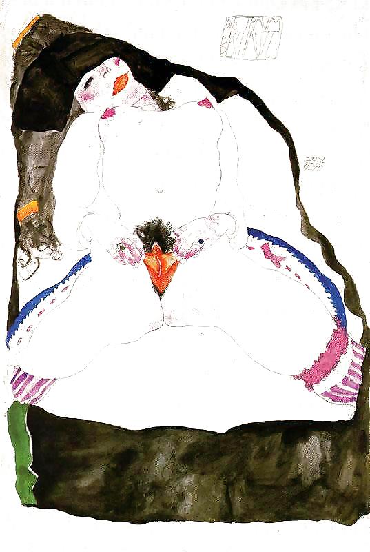 Egon Schiele - Art érotique #13218812