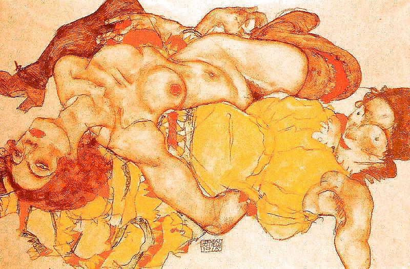 Egon Schiele - Art érotique #13218819