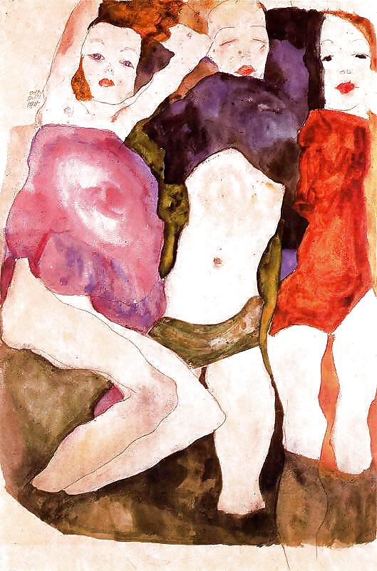 EGON SCHIELE - EROTIC ART #13218860