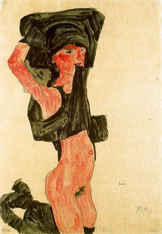 Egon Schiele - Art érotique #13218874