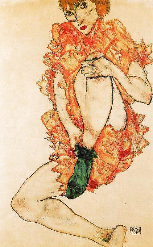 Egon Schiele - Art érotique #13218914