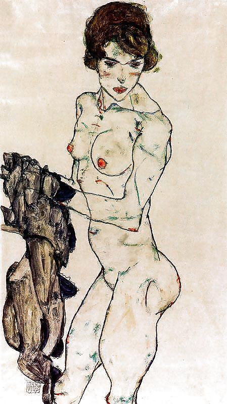 Egon Schiele - Art érotique #13218940
