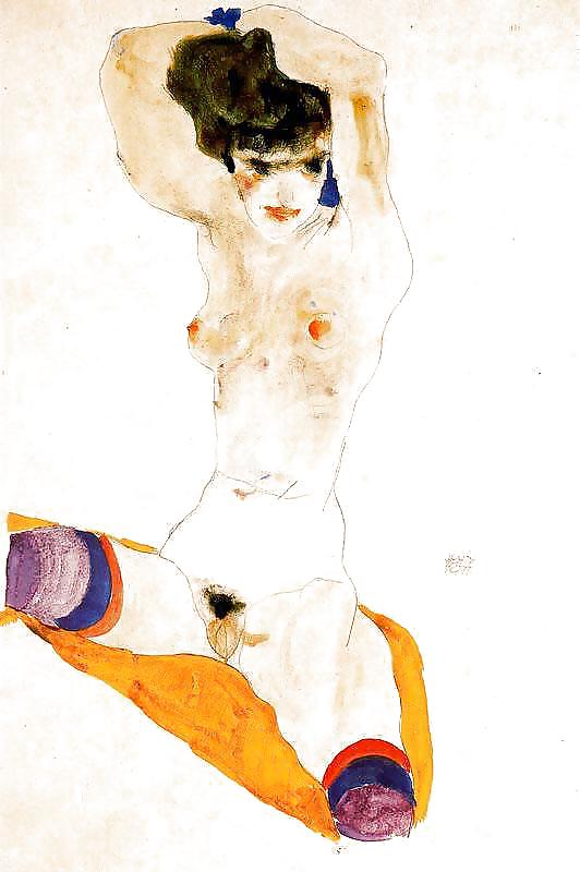 Egon Schiele - Art érotique #13218959