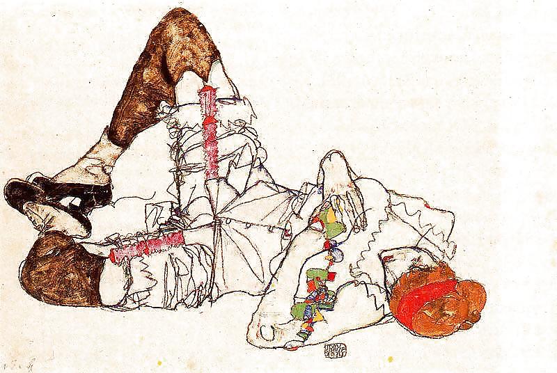 EGON SCHIELE - EROTIC ART #13218976