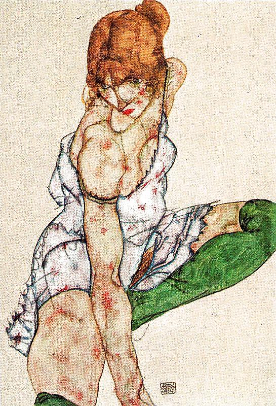 EGON SCHIELE - EROTIC ART #13219020