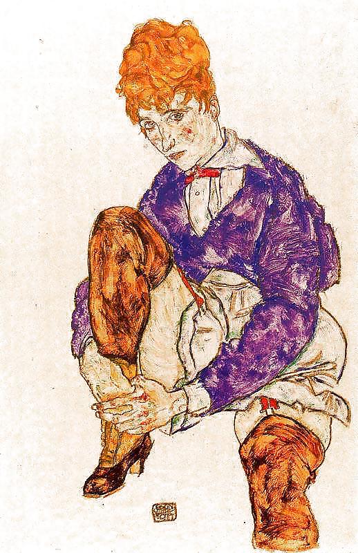 Egon Schiele - Art érotique #13219027