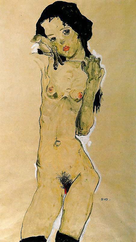 Egon Schiele - Art érotique #13219040