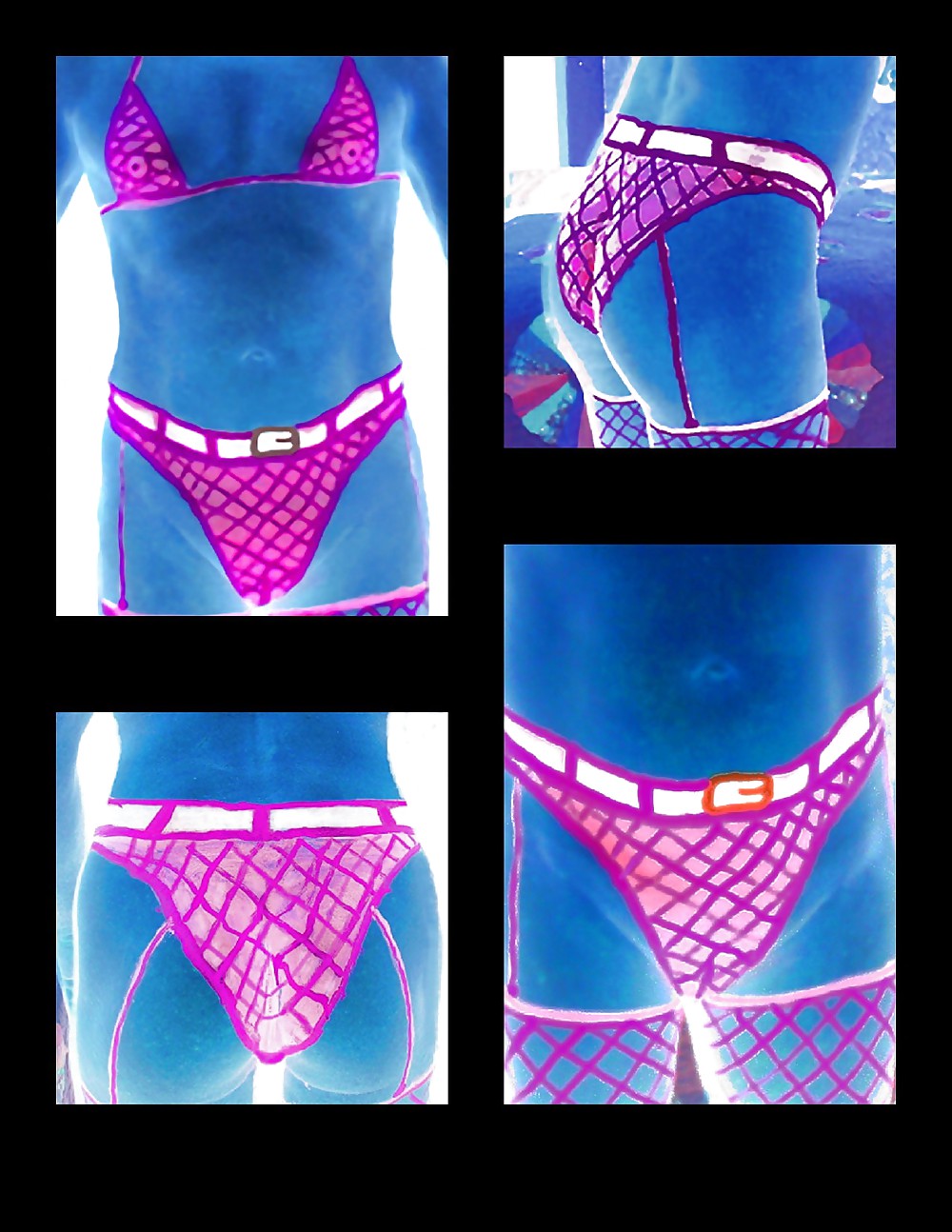 Crossdresser body painting #3400070