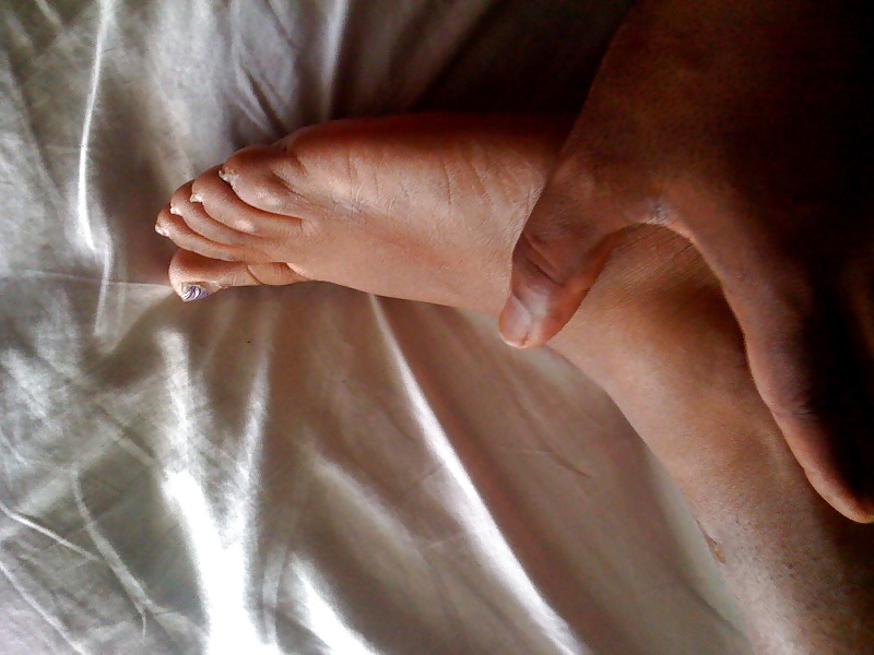 My wife cute feet & toes #4010218