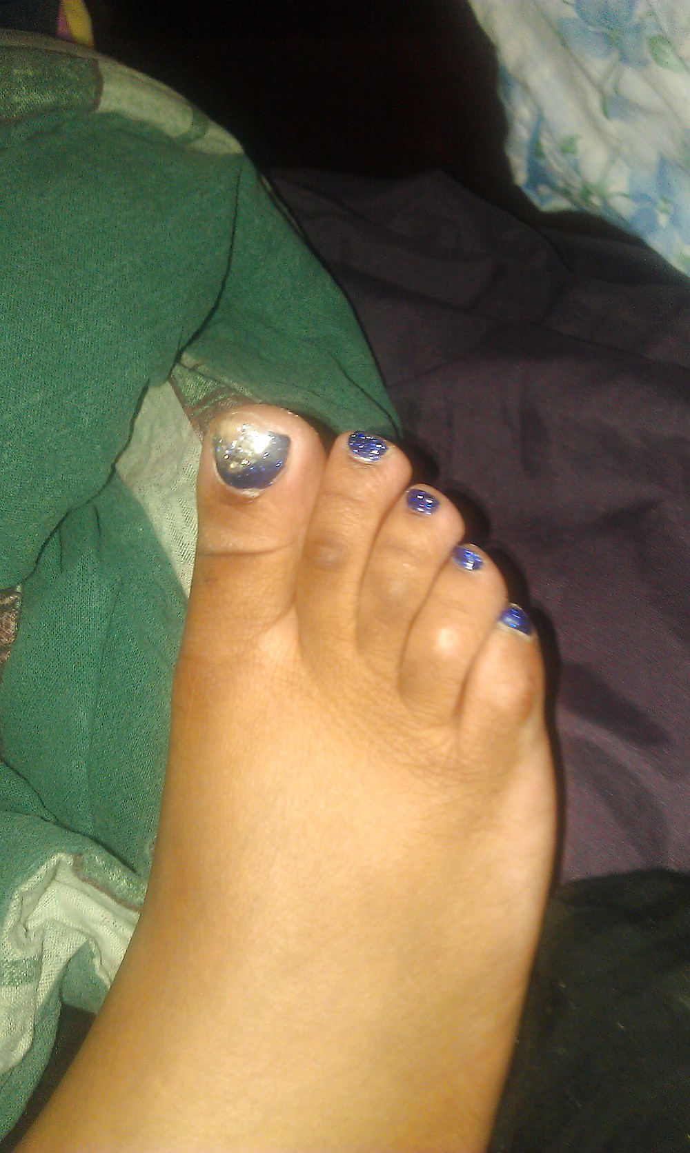 My wife cute feet & toes #4010231