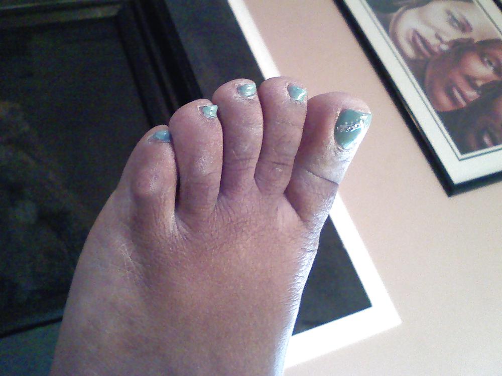 My wife cute feet & toes #4010239