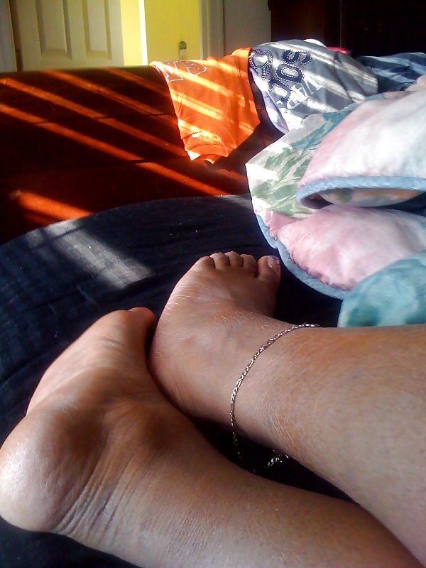My wife cute feet & toes #4010259