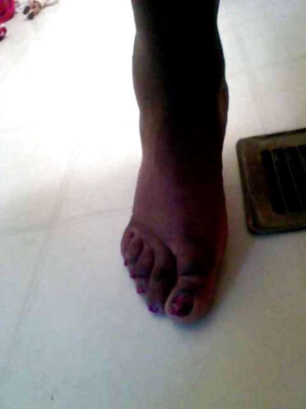 My wife cute feet & toes #4010276