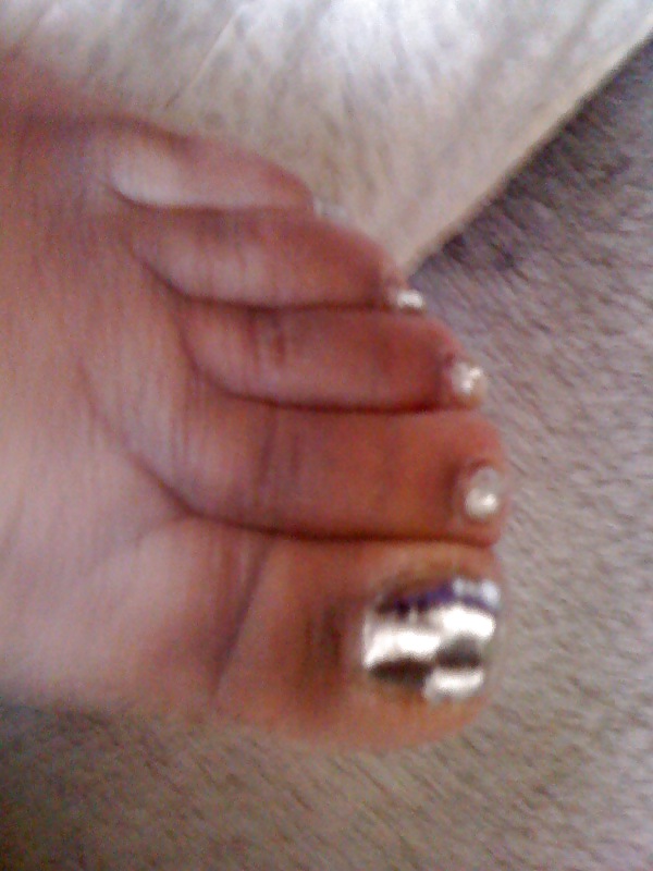 My wife cute feet & toes #4010368