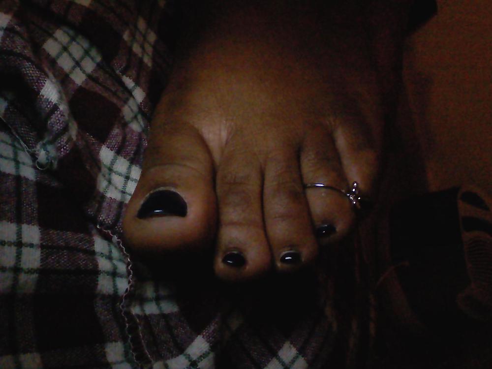 My wife cute feet & toes #4010404