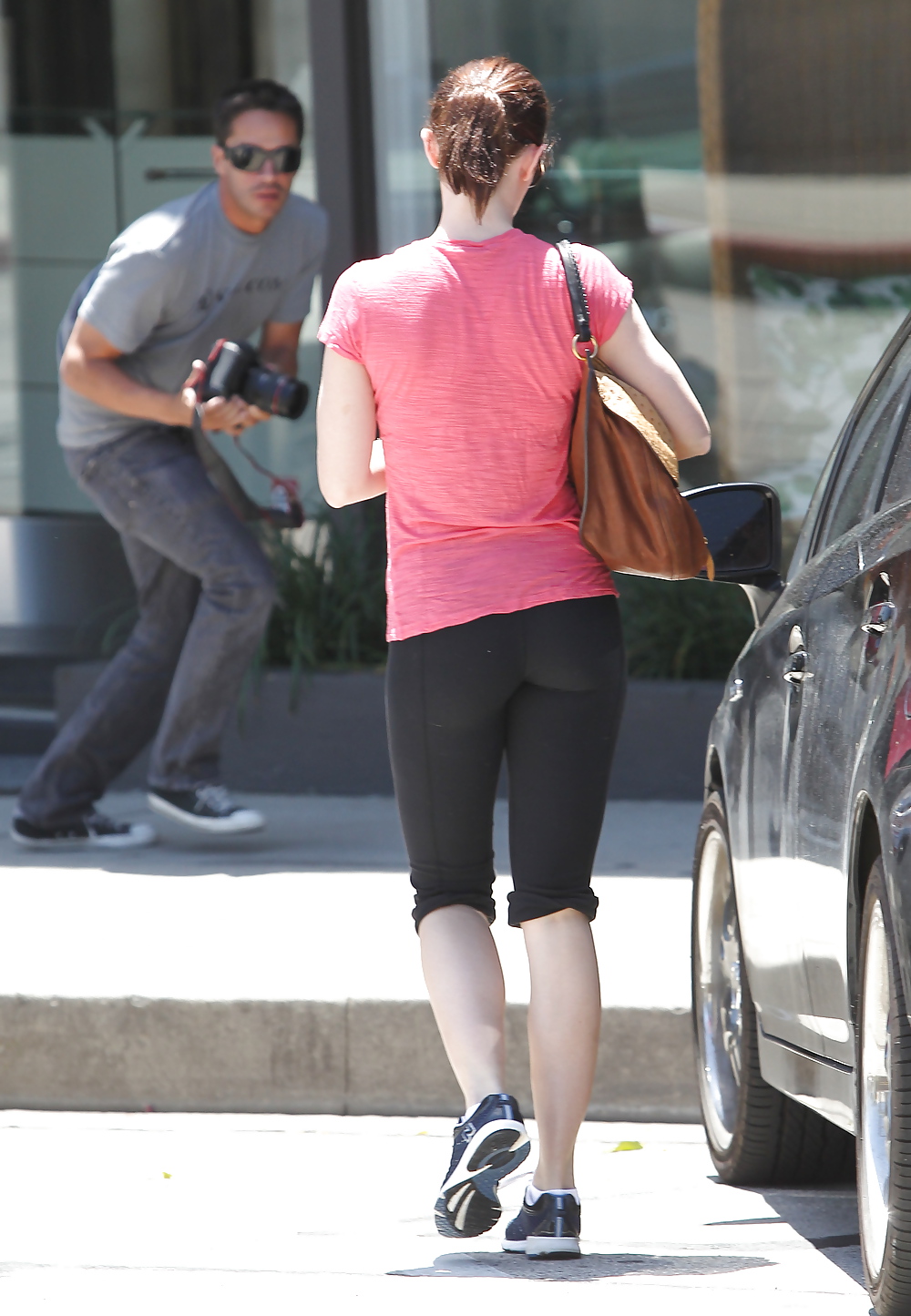 Emily blunt in collant in una palestra a beverly hillsemily blunt
 #4360150