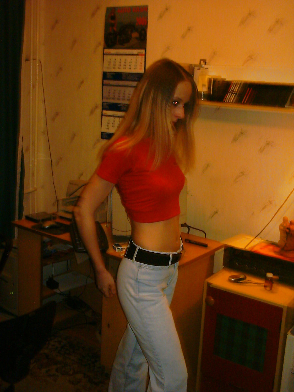 Cute blonde skinny slut #7921199