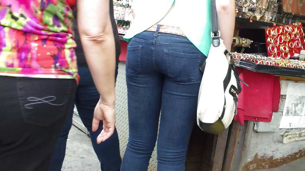 Nice butts & ass walking through the streets  #17443297