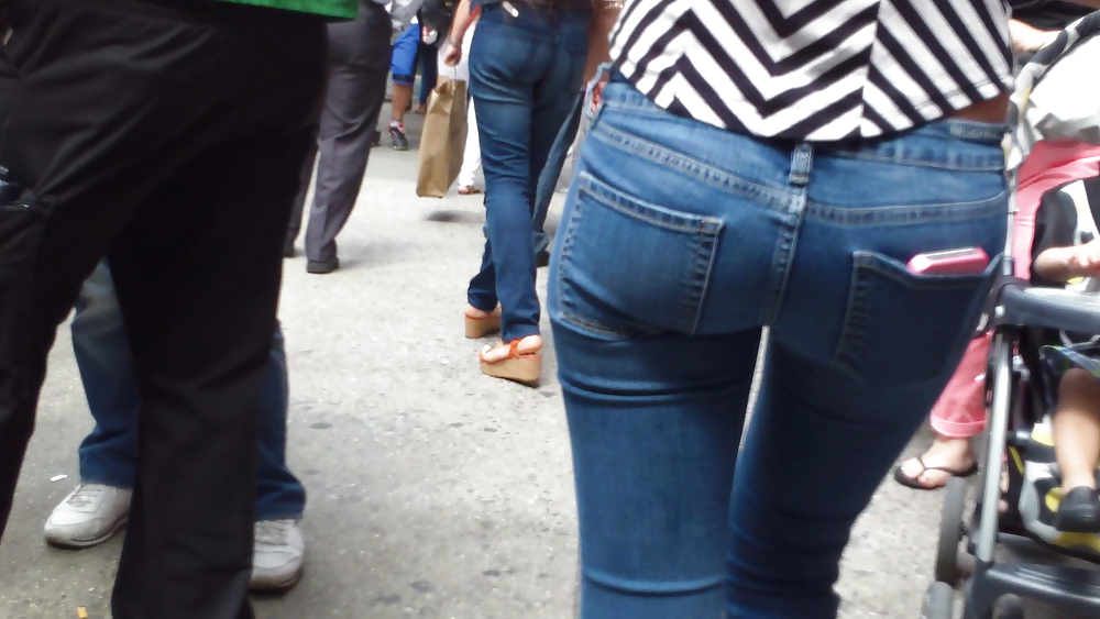 Nice butts & ass walking through the streets  #17443733