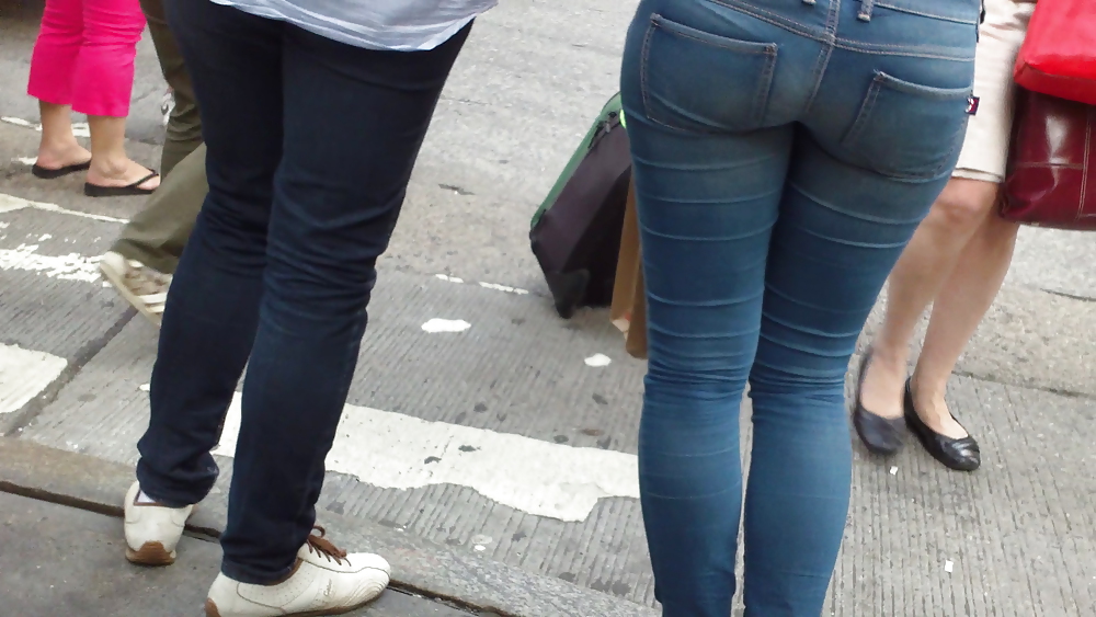 Nice butts & ass walking through the streets  #17443861