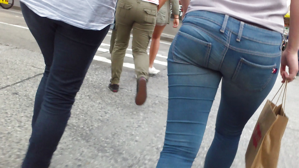 Nice butts & ass walking through the streets  #17443870