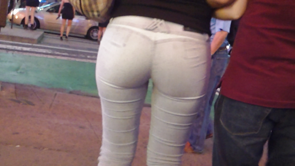 Nice butts & ass walking through the streets  #17444138