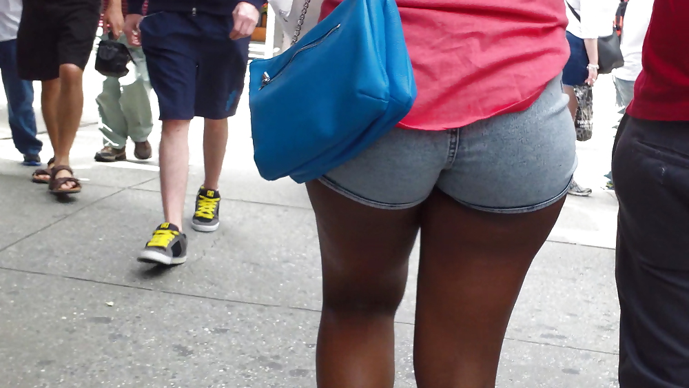 Nice butts & ass walking through the streets  #17444427