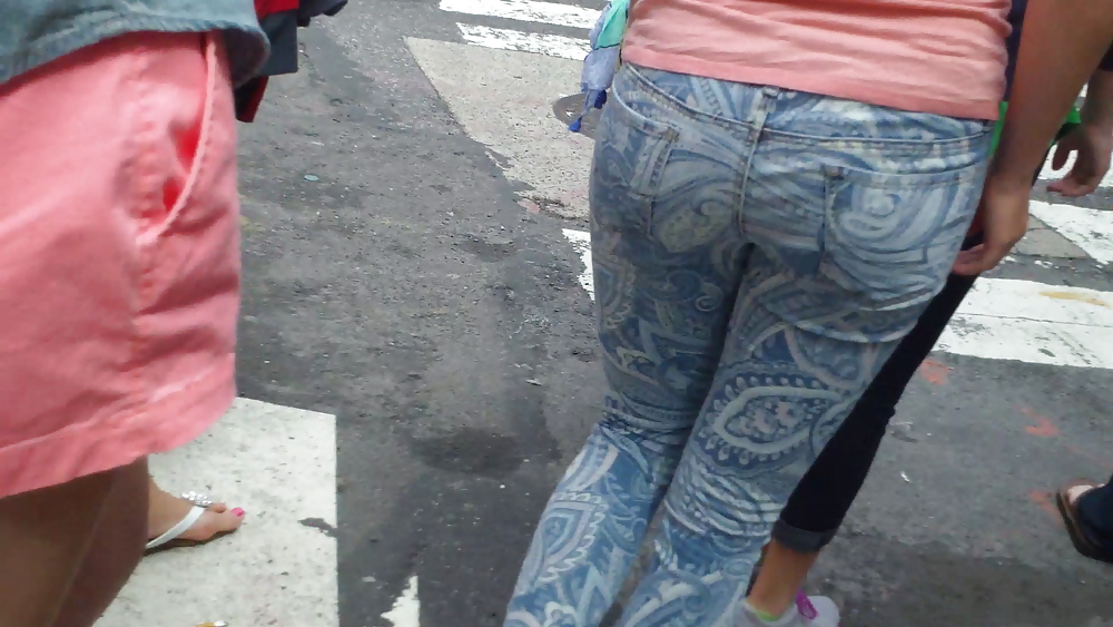 Nice butts & ass walking through the streets  #17444450