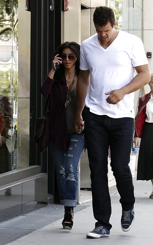 Kim Kardashian Laissant Nate N Als Dans Beverly Hills #5300946