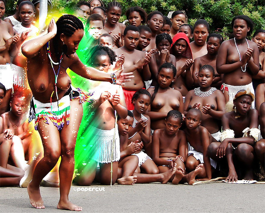 裸のガールズグループ 007 - アフリカの部族の祭典 1
 #15877537