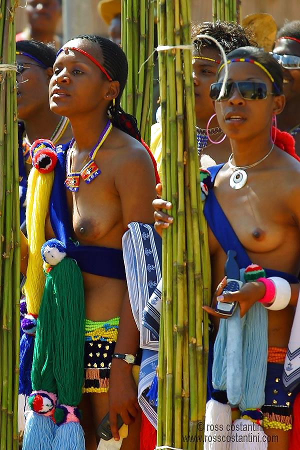 裸のガールズグループ 007 - アフリカの部族の祭典 1
 #15877960
