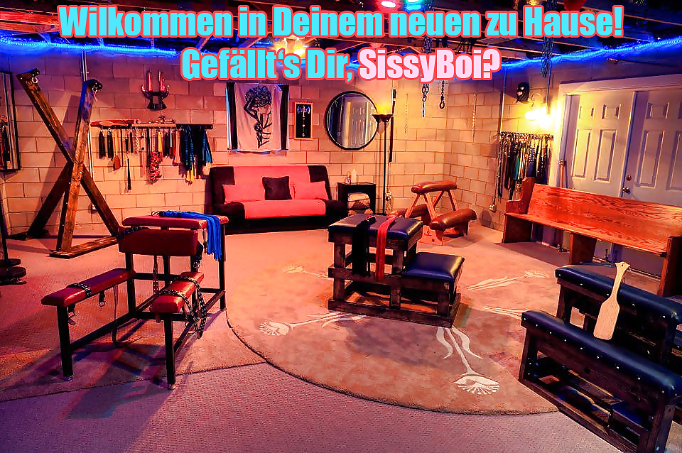 Sissy boi & cuckold didascalie (tedesco)
 #18608253