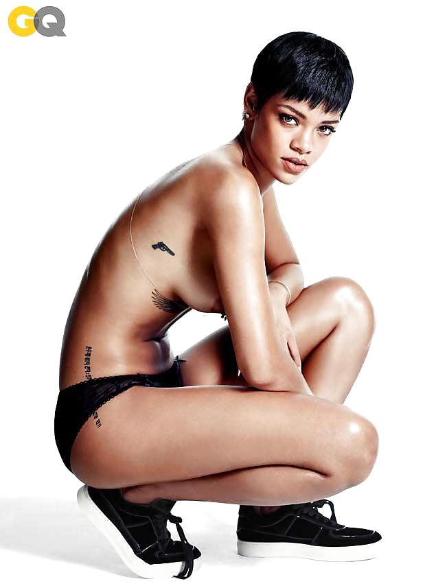 Rihanna En Gq Couverture De Magazine #12542767