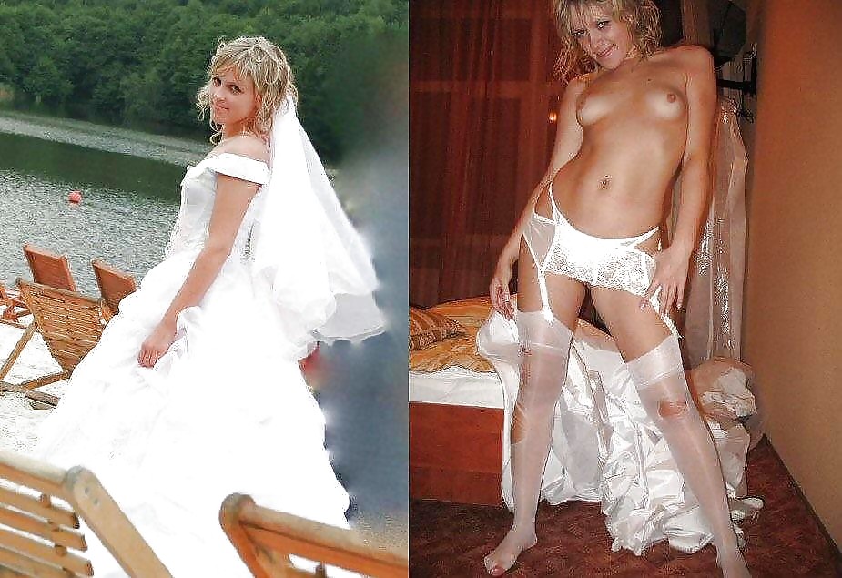BRIDES-DRESSED AND UNDRESSED #18067845