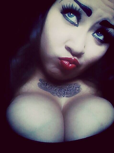 Latina mild with big tits and huge fake eyebrows #22673725