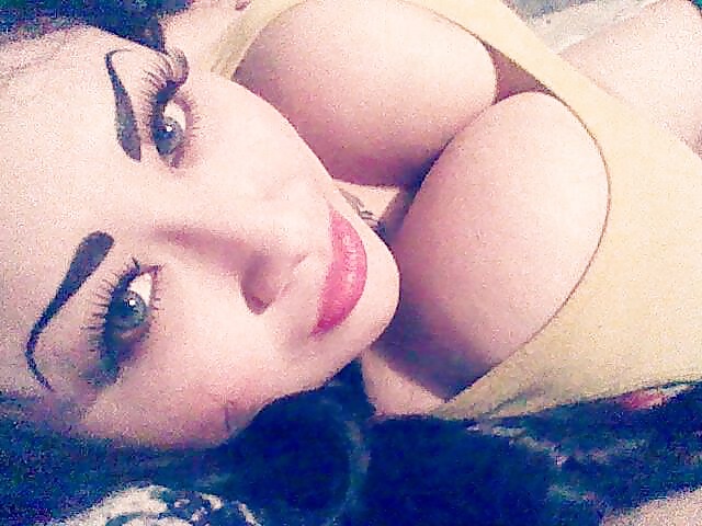 Latina mild with big tits and huge fake eyebrows #22673734