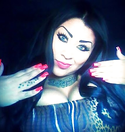 Latina mild with big tits and huge fake eyebrows #22673828