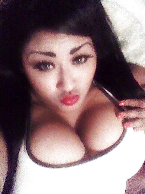 Latina mild with big tits and huge fake eyebrows #22673896