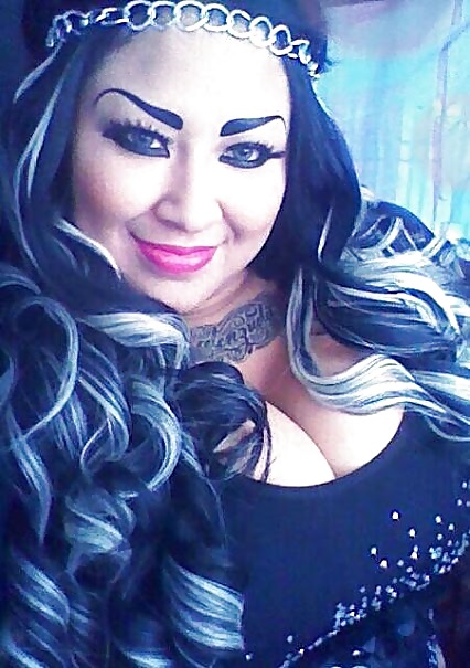 Latina mild with big tits and huge fake eyebrows #22673901