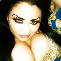 Latina mild with big tits and huge fake eyebrows #22673923