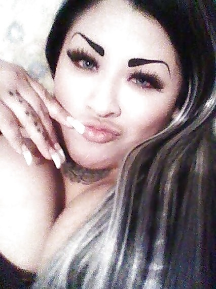 Latina mild with big tits and huge fake eyebrows #22674013
