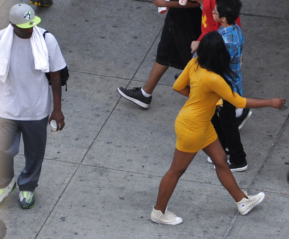 Harlem girls in the heat 181 new york kill-bill mini dress
 #4723295