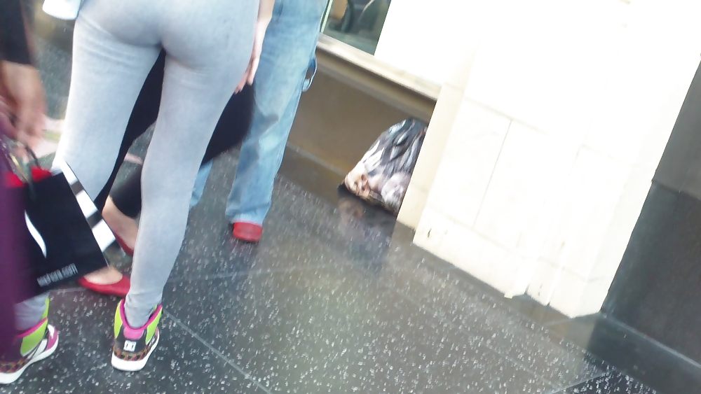 Spandex teen butt & ass crack in public
 #20734159