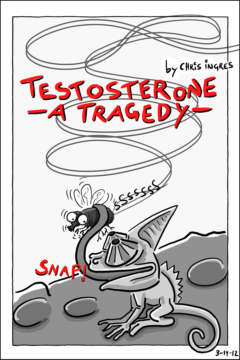 Testosteron - Eine Tragedy.3rd Karikatur Von Chris Ingres :). #7957990